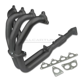 Collettori di Scarico 4-2-1 Nera Acciaio Honda Prelude BB