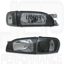 Carica l&#39;immagine nel visualizzatore di Gallery, Subaru Impreza GC8 96/01 GT Fari Anteriori Euro-clear Nero
