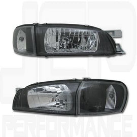 Subaru Impreza GC8 96/01 GT Fari Anteriori Euro-clear Nero