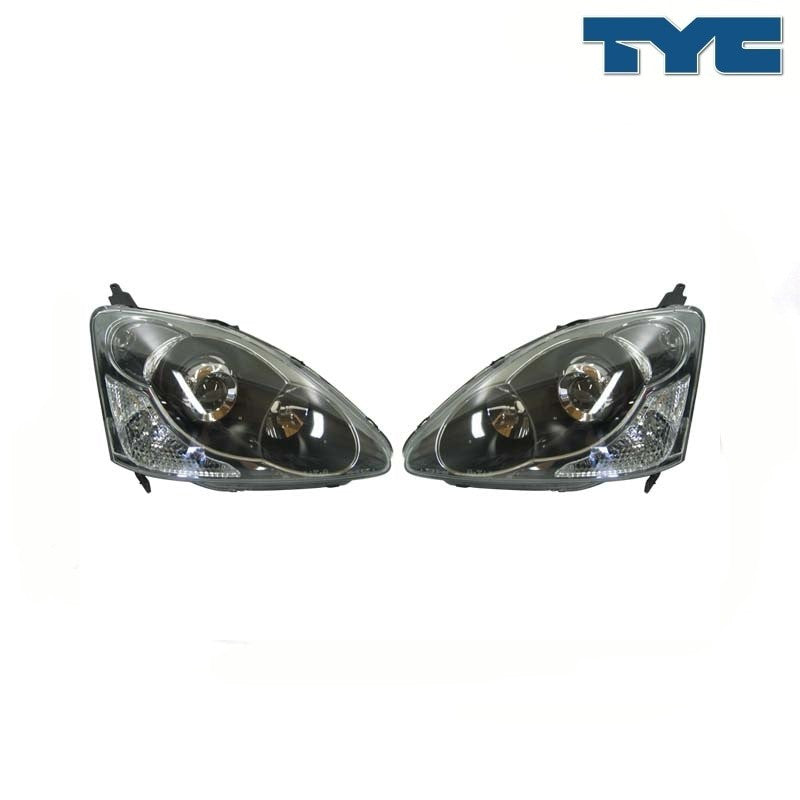 TYC Projector Head Lights Black (Civic 01-03 3/5dr) - em-power.it