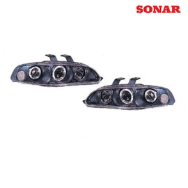 Sonar Angel Eyes Fari Anterioris Neri (Civic 91-96 4dr) - em-power.it