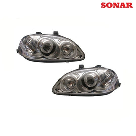 Sonar Angel Eyes Fari Anteriori Cromati (Civic 95-98) - em-power.it