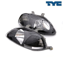 TYC Fari Anteriori JDM Neri Manuali (Civic EJ6 EJ8 EJ9 EK3 EK4 95-98) 4 e 2 porte - em-power.it