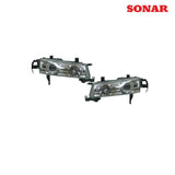 Sonar Angel Eyes Chrome Anterioris Headlights (Prelude 92-96)