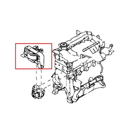 Hardrace Supporti Motore Rinforzati Lato Destro Plastica 1P - Ford Focus MK2 MK3 MAZDA 3 BK BL 2.0L