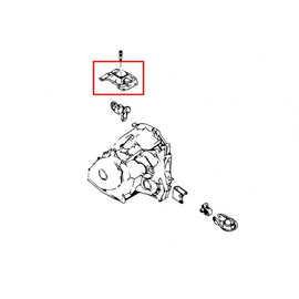 Hardrace Supporti Motore Sinistra Plastica Rinforzati 1 Pezzo/SET - FORD FOCUS MK2 MAZDA 3 BK 03-08