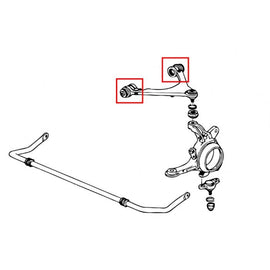 Hardrace Boccole UPPER ARM Anteriore 4 Pezzi/SET 7417 - Honda S2000