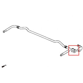 Hardrace Boccole Barra Stabilizzatrice Posteriore 25.4mm 2 Pezzi/SET - HONDA S2000 AP1/2