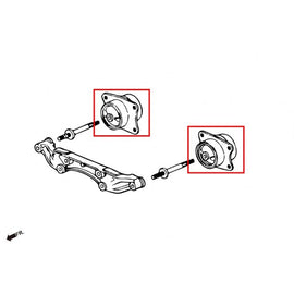 Hardrace Supporti Differenziale Posteriore SIDE Plastica Rinforzati 2 Pezzi/SET - HONDA S2000 AP1 AP2