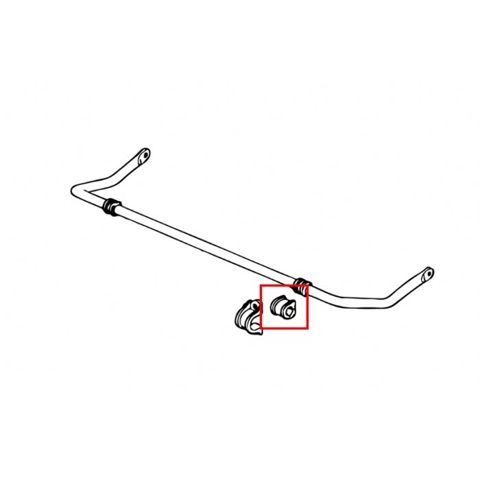 Hardrace Boccole Barra Stabilizzatrice Anteriore 26.5mm 2 Pezzi/Set - HONDA S2000 AP1 02-03 AP2 04-09