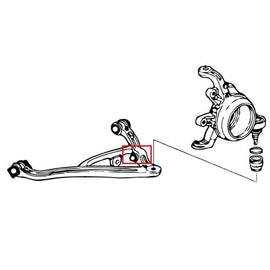 Hardrace Boccole LOWER ARM Posteriore SHOCK PILLOWBALL 2 Pezzi/SET - Honda S2000