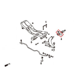 Hardrace Boccole LOWER ARM Anteriore Grandi Plastica 2 Pezzi/SET - Subaru IMPREZA GC/GF/GM GD/GG LEGACY BD/BG/BK