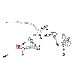 Hardrace Boccole LOWER ARM Anteriore COMPLIANCE PB 2 Pezzi - HONDA CIVIC EM2, ES1, EP1/EP2/EP3/EP4, EU INTEGRA DC5 Type R 02-06