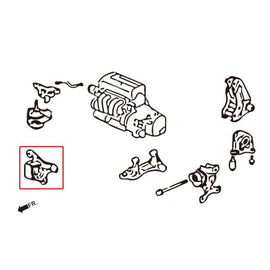 Hardrace Supporti Motore Anteriore Rinforzati 1 Pezzo/SET - HONDA CIVIC EM2, ES1, EP1/EP2/EP3/EP4, EU Integra DC5