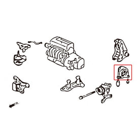 Hardrace Supporti Motore Posteriore Rinforzati 1 Pezzo/SET - HONDA CIVIC EM2, ES1, EP1/EP2/EP3/EP4, EU INTEGRA DC5