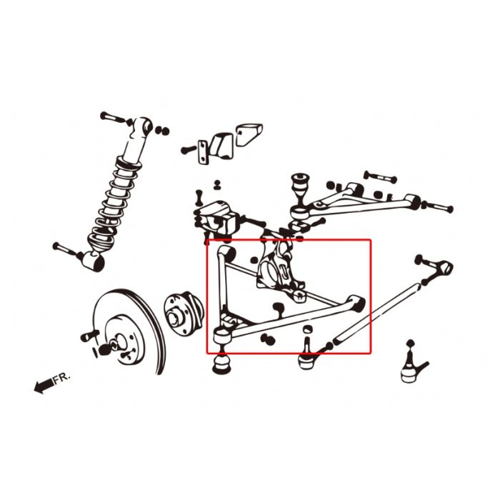 Hardrace LOWER ARM Posteriore Plastica 2 Pezzi - Lotus ELISE/EXIGE 02-11