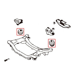 Hardrace TURBO Supporti Motore Rinforzati 2 Pezzi - HYUNDAI GENESIS COUPE 08+