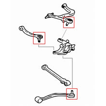 Load image into Gallery viewer, Hardrace ARM BALL JOINT Posteriore 2 Pezzi R UPPER/R TOE/R SIDE 7366 - MITSUBISHI LANCER EVO 4 5 6 7 8 9