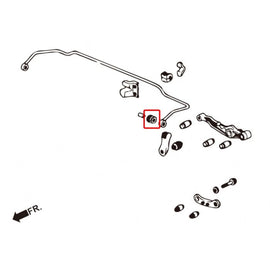 Hardrace Boccole Barra Stabilizzatrice ON ARB + COLLAR - HONDA CIVIC EG, EH, EJ1/2 INTEGRA DC2 Type R 95-98
