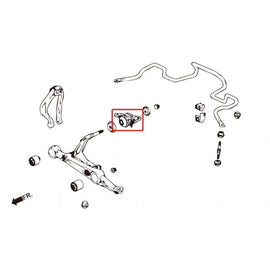 Hardrace Boccole Anteriore COMPLIANCE Plastica 2 Pezzi/SET - HONDA CIVIC EG, EH, EJ1/2 INTEGRA DC2 94-01