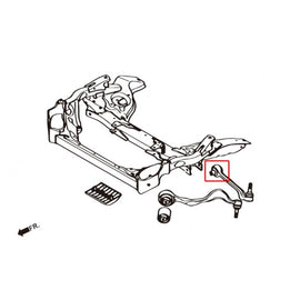 Hardrace Boccole LOWER ARM Anteriore (Plastica Rinforza) 2 Pezzi - BMW Serie 1 E81 E82 E87 E88 Serie 3 E90 E91 E92 E93 Z4 E89