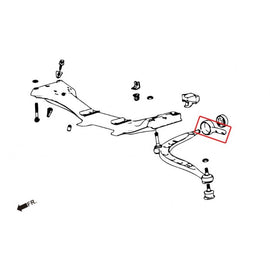 Hardrace Boccole LOWER ARM Anteriore CASTER INCREASED - BMW Serie 3 E30 E36