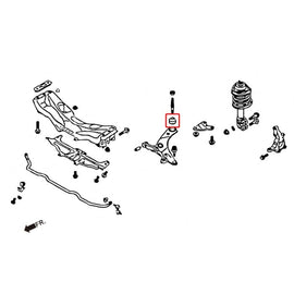 Hardrace Boccole LOWER ARM Anteriore Grandi Plastica 2 Pezzi/SET - SUBARU LEGACY BM/BR 09-14