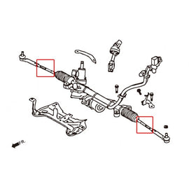 Hardrace SH HARD TIE ROD 2 Pezzi SET - Subaru IMPREZA GE GR/FORESTER SH