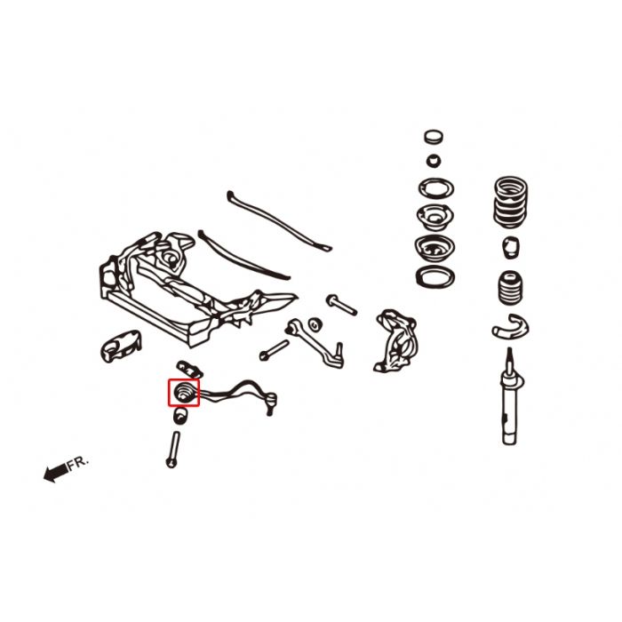 Hardrace Boccole LOWER ARM Anteriore (CURVE ARM) Rinforzati - BMW Serie 1 F20 F21 Serie 2 F22 Serie 3 F30 F31 Serie 4 F32 F33 F36