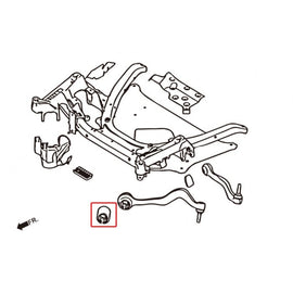 Hardrace Boccole UPPER ARM Anteriore (Plastica Rinforza) - BMW Serie 5 E60/E61 Serie 6 E63/E64 Serie 7 E65/E66/E67/E68
