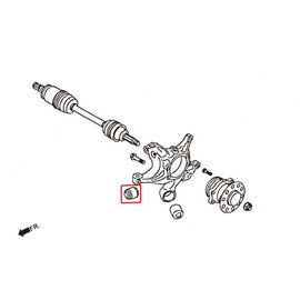 Hardrace Boccole KNUCKLE Posteriore PILLOWBALL 2 Pezzi/SET - SUBARU BRZ Impreza GE-GR GP/GJ VA FORESTER SH SJ LEGACY BM/BR Toyota GT86