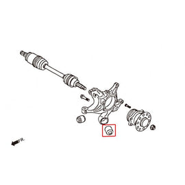 Hardrace Boccole KNUCKLE Posteriore - Subaru IMPREZA GE GR GP GJ LEGACY BM BR BRZ Toyota GT86