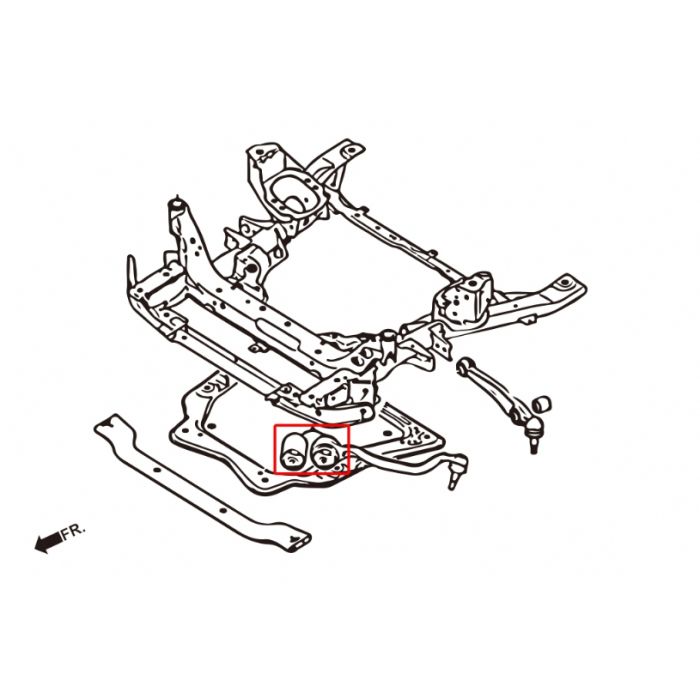 Hardrace Boccole LOWER ARM Anteriore Rinforzati RUB - BMW X5 E70 X6 E71