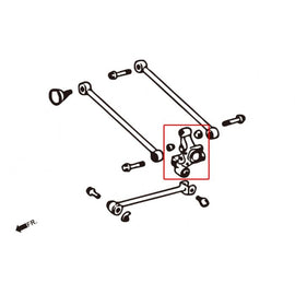 Hardrace Boccole KNUCKLE Posteriore PILLOWBALL + Plastica 6 Pezzi/SET - LEXUS RX XU30 03-08