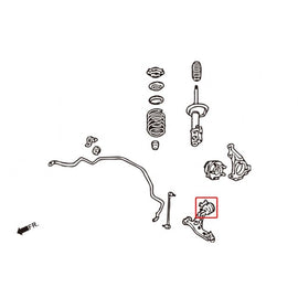 Hardrace Boccole LOWER ARM Anteriore Plastica 4 Pezzi - FORD MONDEO MK4 07-14 VOLVO V60 10+