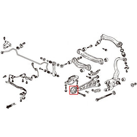 Hardrace Boccole TRAILING ARM Posteriore PILLOWBALL 2 Pezzi/SET - HONDA ACCORD CB1/2/3/4 CD3/4/5/6/7/9 90-97