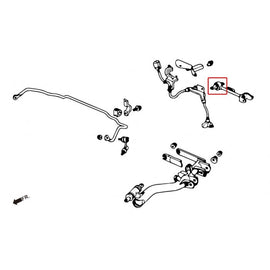 Hardrace Boccole UPPER ARM Posteriore Plastica 2 Pezzi/SET - HONDA CIVIC EM2, ES1, EP1/EP2/EP3/EP4, EU INTEGRA DC5 02-06