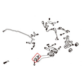 Hardrace Boccole TRAILING ARM Posteriore Plastica Rinforzata 2 Pezzi - HONDA CIVIC EM2, ES1, EP1/EP2/EP3/EP4, EU Integra DC5