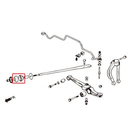 Hardrace Boccole Anteriore TENSION ROD (Plastica Rinforzata) - ACURA INTEGRA DA 90-93