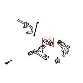 Hardrace Boccole LOWER CONTROL ARM Anteriore Grandi Plastica 2 Pezzi - Audi A3 8P S3 VW Golf MK5 MK6 Scirocco Seat Leon 1P SKODA OCTAVIA 1Z