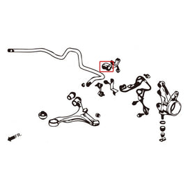 Hardrace Boccole Barra Stabilizzatrice Anteriore 23mm 2 Pezzi/SET - HONDA INTEGRA DC5 Type R 02-06