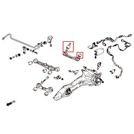 Hardrace Boccole CAMBER KIT Posteriore Plastica Rinforzata 4 Pezzi/S - HONDA CIVIC EC,ED,EE,EF EG, EH, EJ1/2 EK3/4/5/9, EJ6/7/8/9, EM1 CRX EF6/7/8 INTEGRA DC 94-01