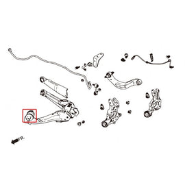 Hardrace Boccole TRAILING ARM Posteriore Plastica Rinforzata 2 Pezzi/SET - HONDA CIVIC FD FG FB