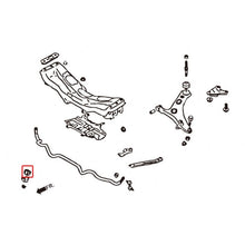 Carica l&#39;immagine nel visualizzatore di Gallery, Hardrace Boccole Barra Stabilizzatrice Rinforzate Anteriore 19-20mm 2 Pezzi - Subaru IMPREZA GD/GG FORESTER SG LEGACY BL/BP BE/BH/BT