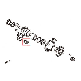 Hardrace Boccole KUNCKLE Posteriore Plastica 2 Pezzi/SET - Subaru IMPREZA GC/GF/GM GD/GG FORESTER SF SG LEGACY BD/BG/BK