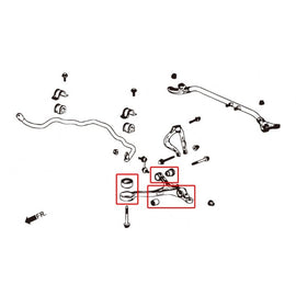 Hardrace Boccole LOWER CONTROL ARM Anteriore Plastica 6 Pezzi - HONDA ACCORD CU1/2 CP1/2/3 CS1/2 08+