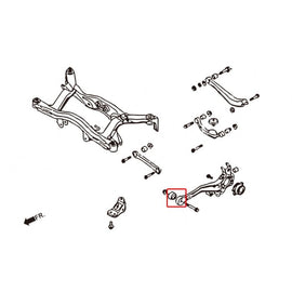 Hardrace Boccole TRAILING ARM Posteriore Plastica Rinforzata 2 Pezzi - SUBARU LEGACY BL/BP 03-08 BE/BH/BT 98-02