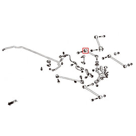 Hardrace Boccole UPPER ARM Posteriore Plastica Rinforzata 2 Pezzi/SET - HONDA ACCORD UC1 CL7/8/9 CF/CH/CL1/2/3 CG1/2/3/4/5/6 98-07
