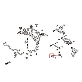 Hardrace TRAILING ARM Posteriore Plastica Rinforzati 2 Pezzi/SET - Nissan 350Z Z33 Infiniti G35 03-06