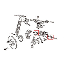 Carica l&#39;immagine nel visualizzatore di Gallery, Hardrace Boccole LOWER ARM Anteriore Plastica 4 Pezzi/SET - Lotus ELISE/EXIGE